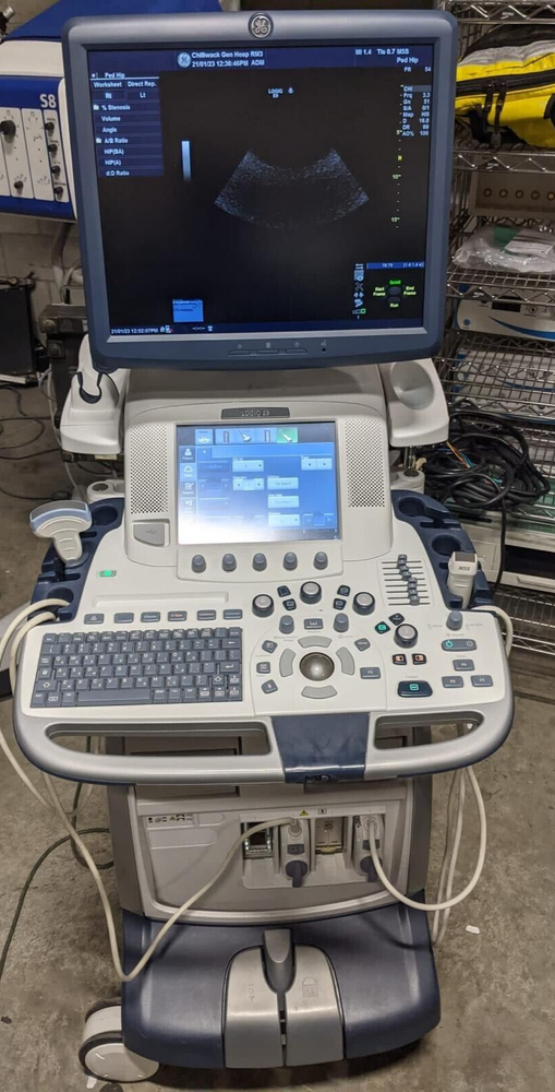GE Logiq E9 Ultrasound Machine System R5 w/ XDClear