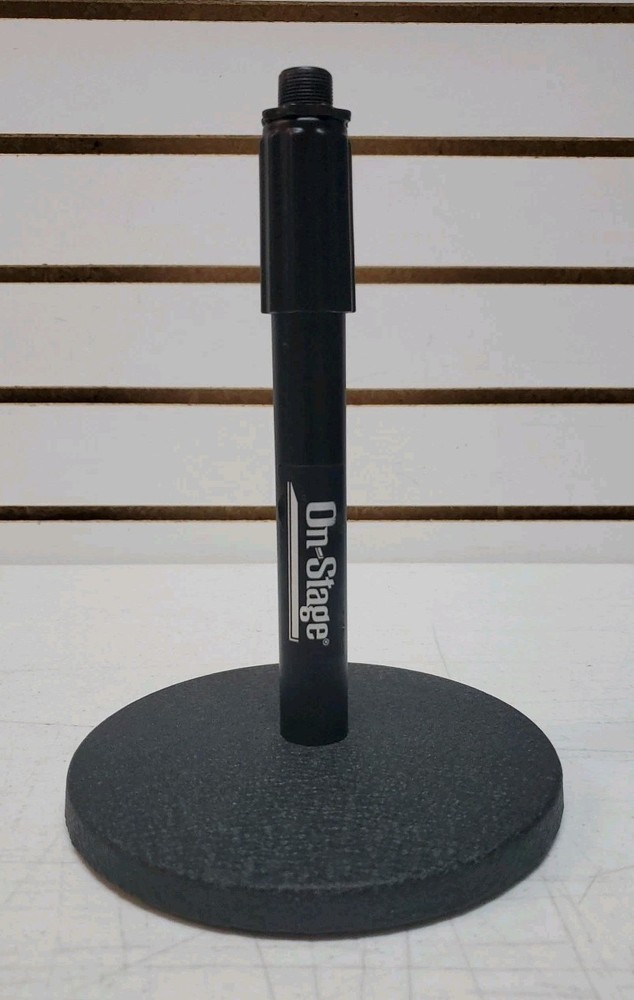 On Stage Adjustable Tabletop Microphone Stand & Wind Screen Bundle, Pre-Owned