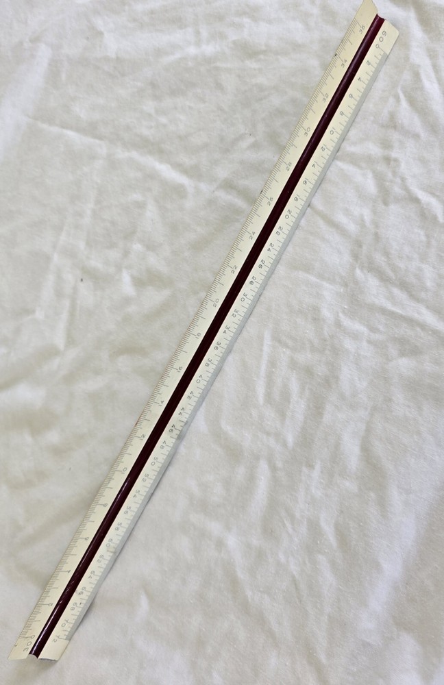 Speed-Up Geometry Ruler, Booklet, Engineering Compass, Protractor- Math Vtg