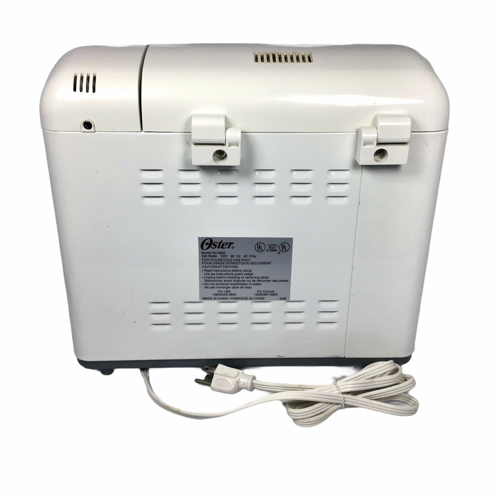 2lb Bread Maker Machine Oster Expressbake 58-Minute Model 5834 EUC Tested Works!