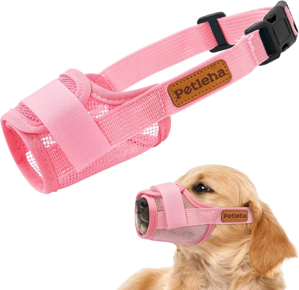 Soft Dog Muzzle Breathable Mesh Muzzle Small Medium Large Sized Dog Mouth Cover