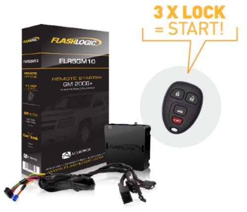 Flashlogic Remote Start for Chevy Silverado 2500 2007-2014 Plug N Play T Harness