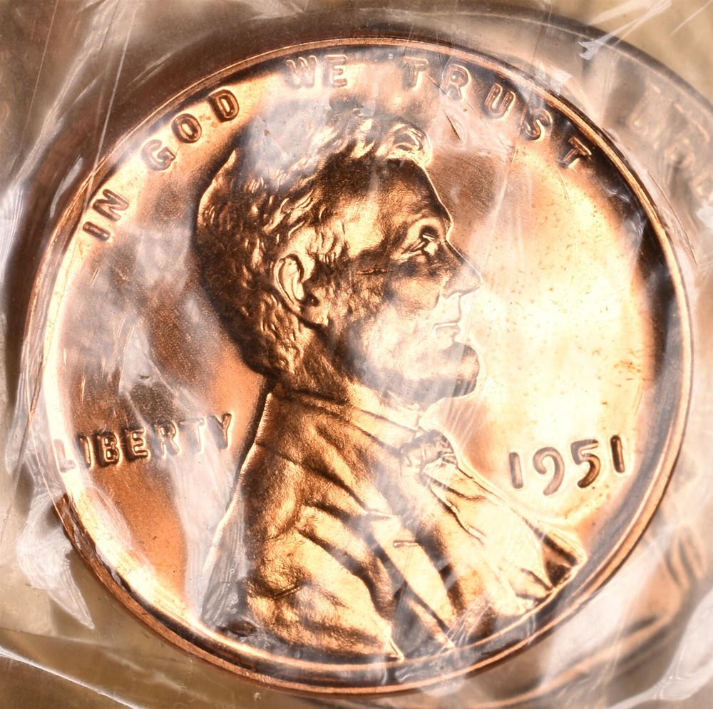 1951 U.S. Mint 5 Coin Silver Proof Set