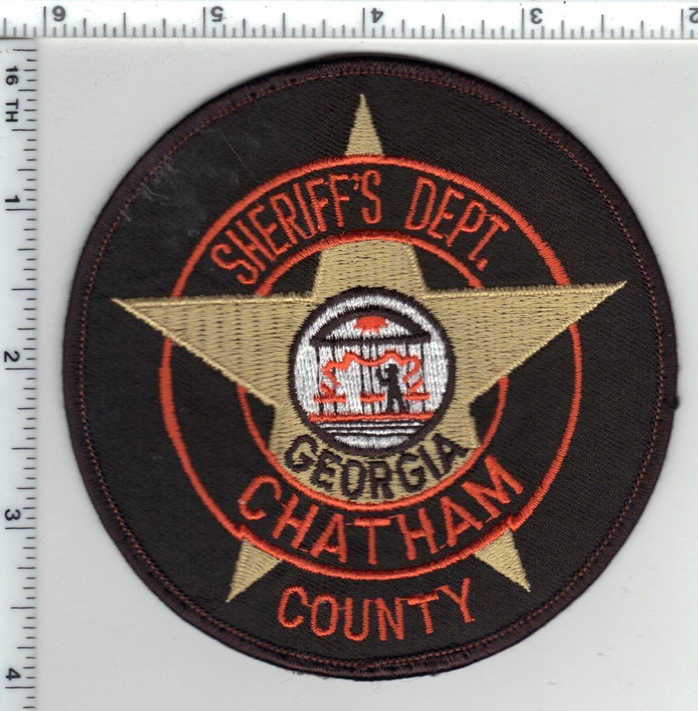 Chatham County Sheriff's Dept. (Georgia) Brown Shoulder Patch - new from 1985