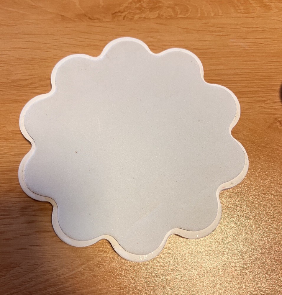Turkish Handmade Floral Figural Ceramic Tile Trivet, Kitchen Trivet