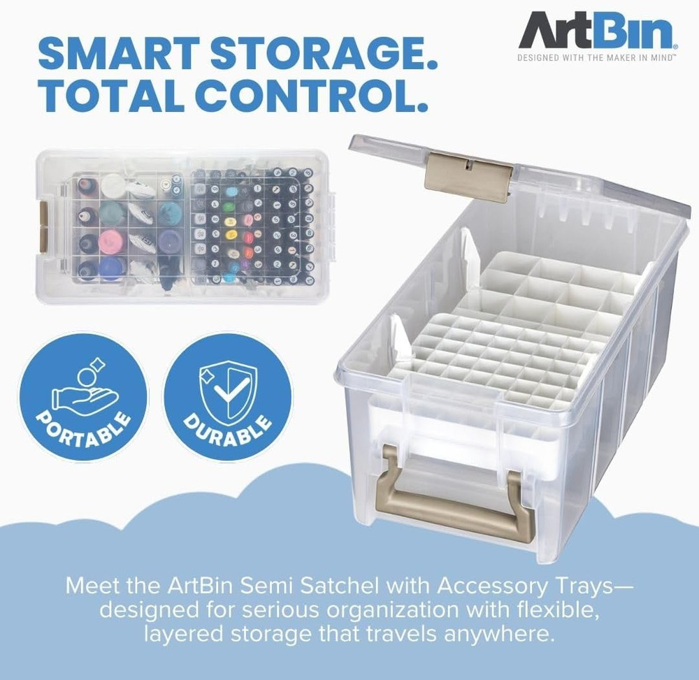 6935AC Semi Satchel with Accessory Trays