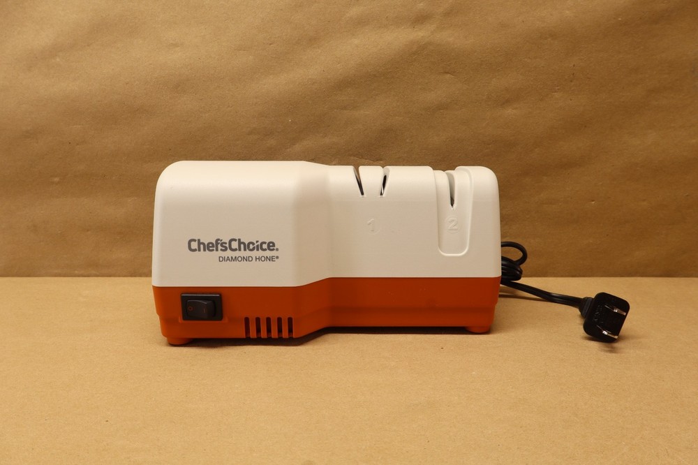 Chef'sChoice Model D202 2-Stage Electric Knife Sharpener, in Orange