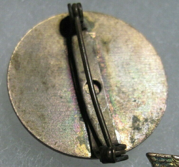 Army crest DI dui PB pinback ww2 US FORCES WESTERN PACIFIC COMMAND patch type w1