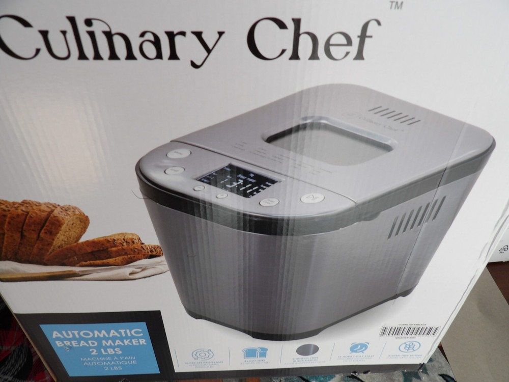 Culinary Chef Bread Maker Machine with Nonstick Bowl