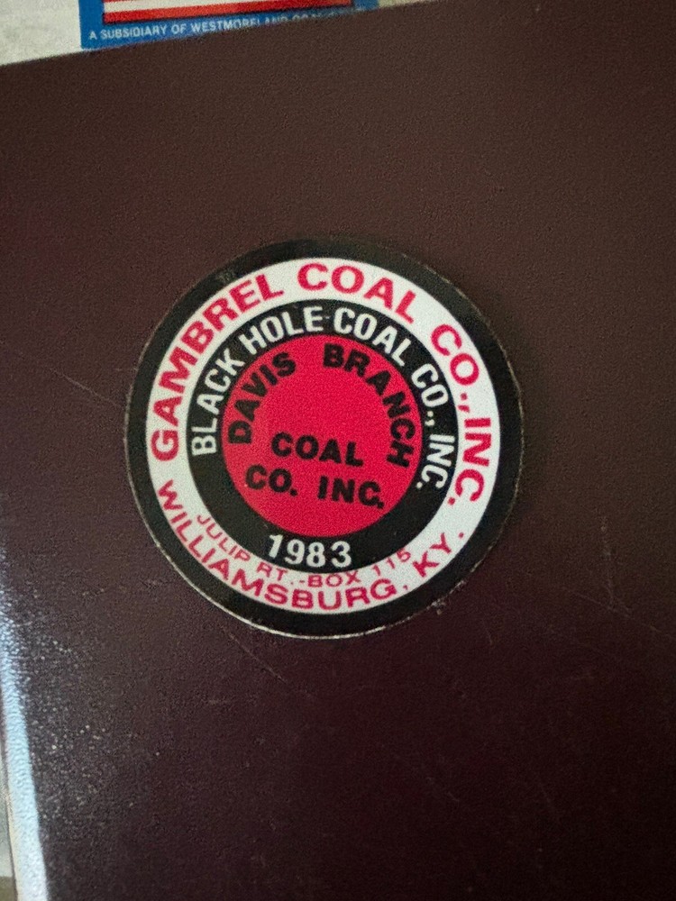 NICE  COAL COMPANY COAL MINING STICKER