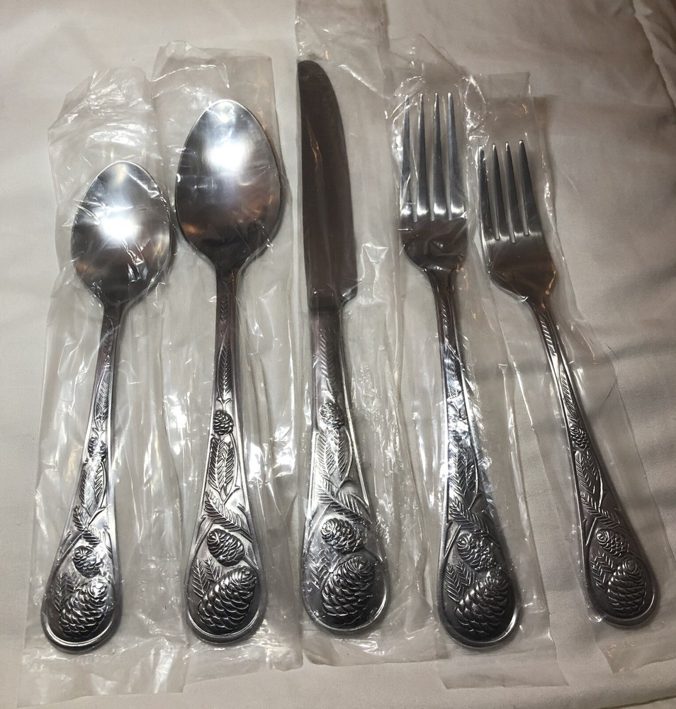 CAMBRIDGE - PINE CONE - Stainless Flatware Silverware - YOU CHOOSE CHOICE - NEW*