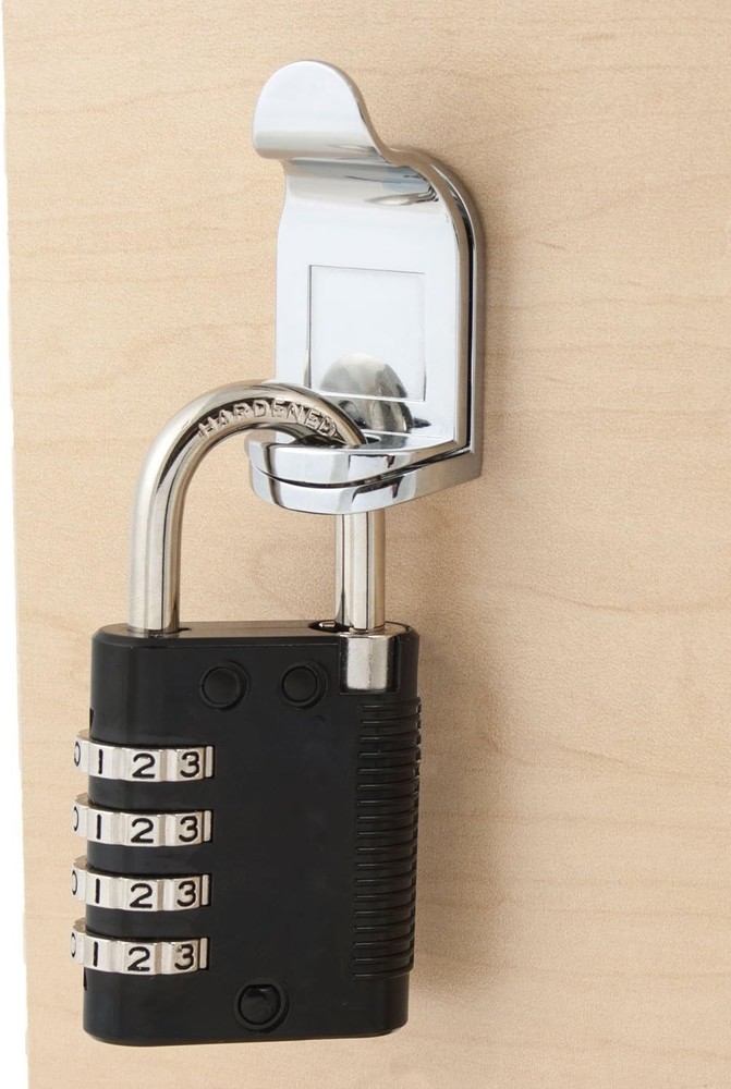 SX-575 4-Dial Combination Disc Padlock, High Security Combination Lock, Indoo...