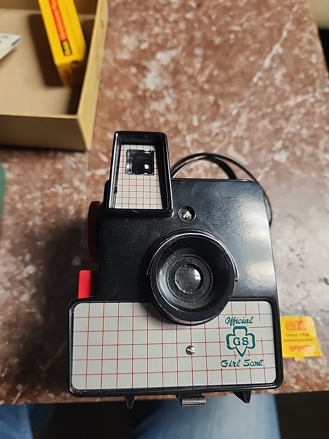 1950s Official Girl Scout Camera With M2 Plus Flash. Cat. No. 821 W/Box. RARE