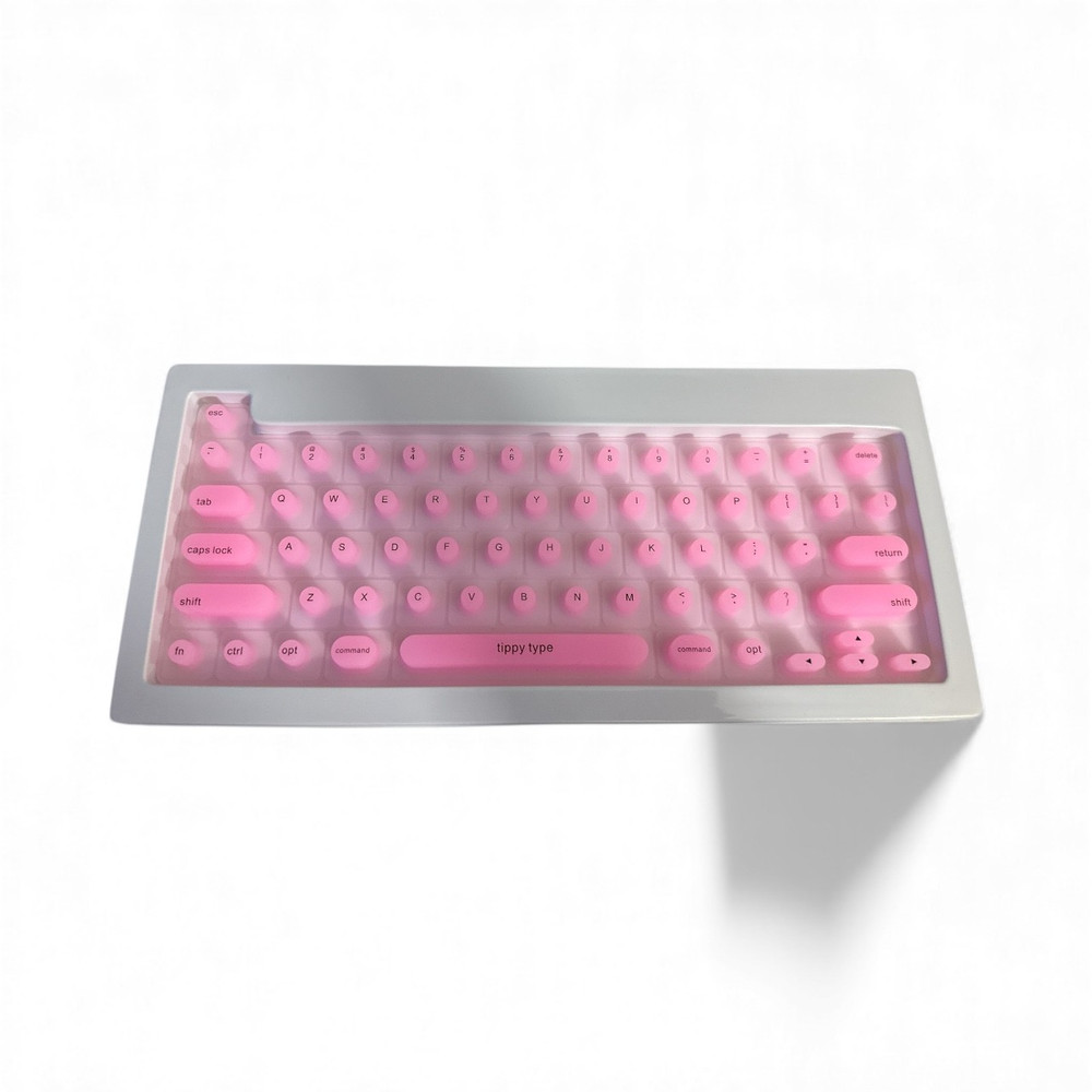 Tippy type Keyboard Cover Compatible with Mac - Cotton Candy Pink