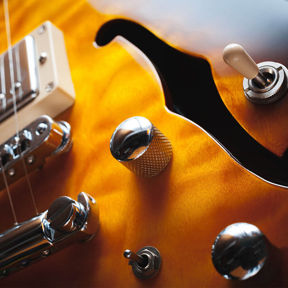 10Pcs Guitar Knobs Metal Dome Volume Tone Control Knobs for Electric Guitar Bass