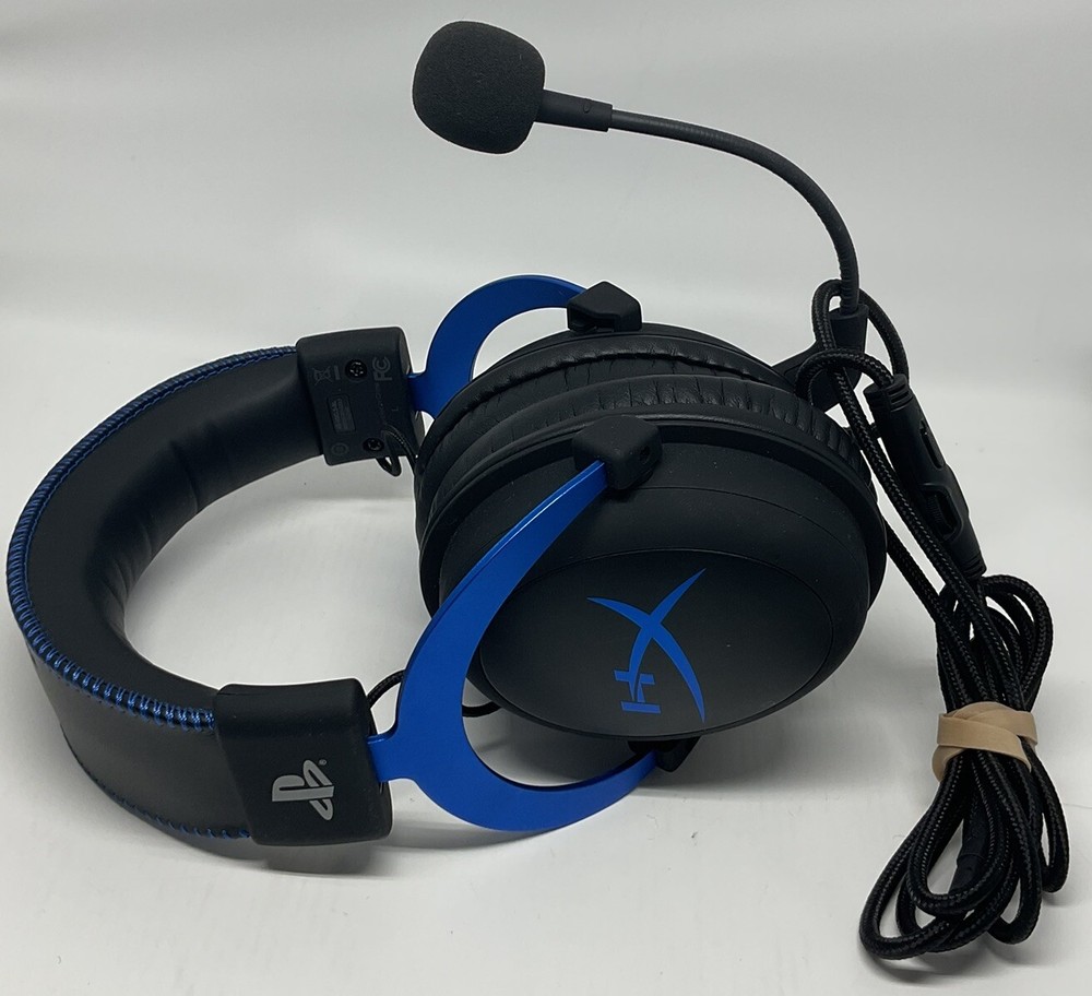 HyperX Cloud PlayStation Official PS4 Wired Stereo Gaming Headset, Untested