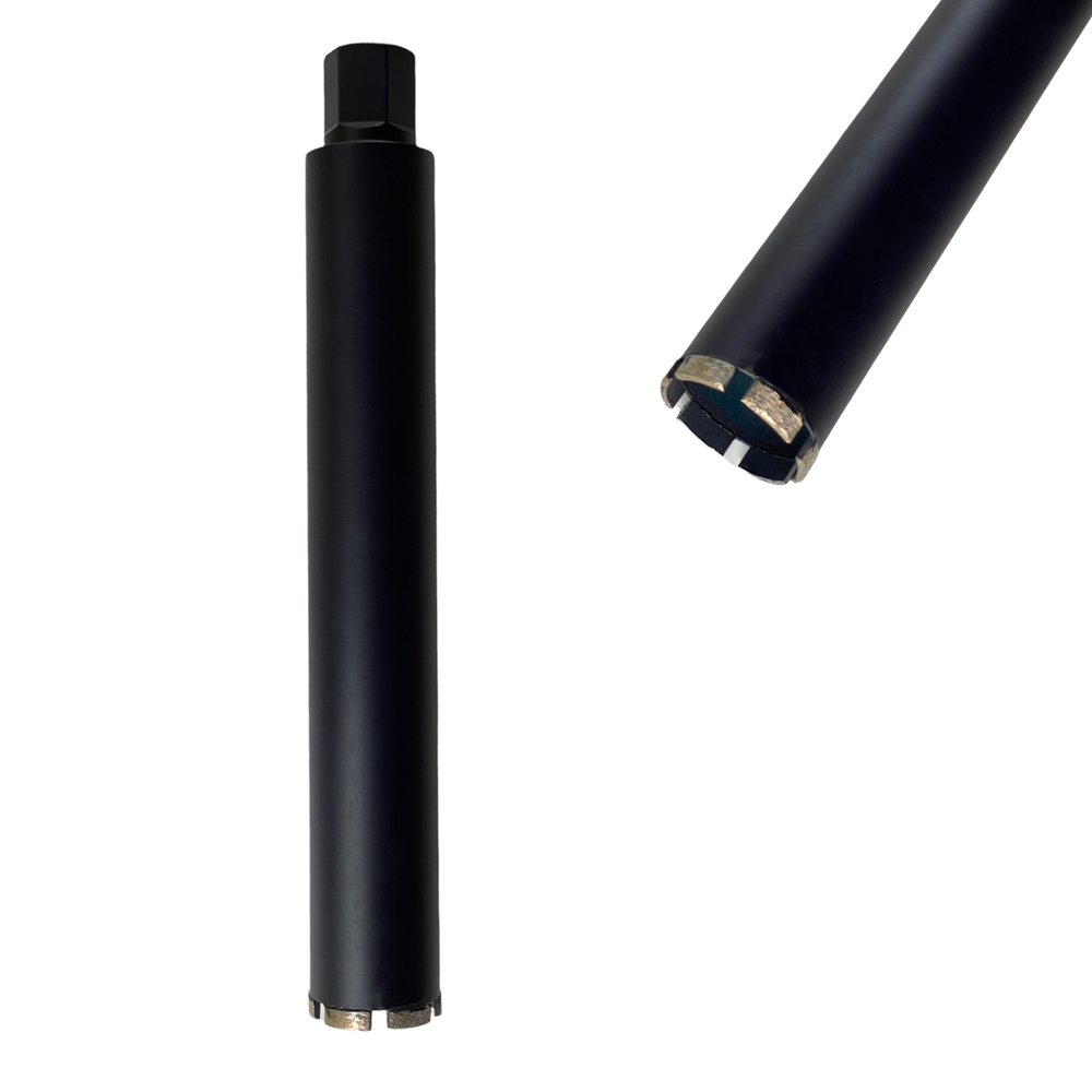 2 Pack 2" Wet Diamond Core Drill Bits Cut Concrete Asphalt Brick 1-1/4-7 Thread