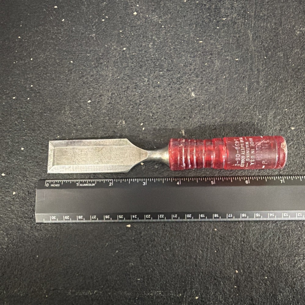 Millers Falls Red Handle Chisel - 1430-06-1 - USED