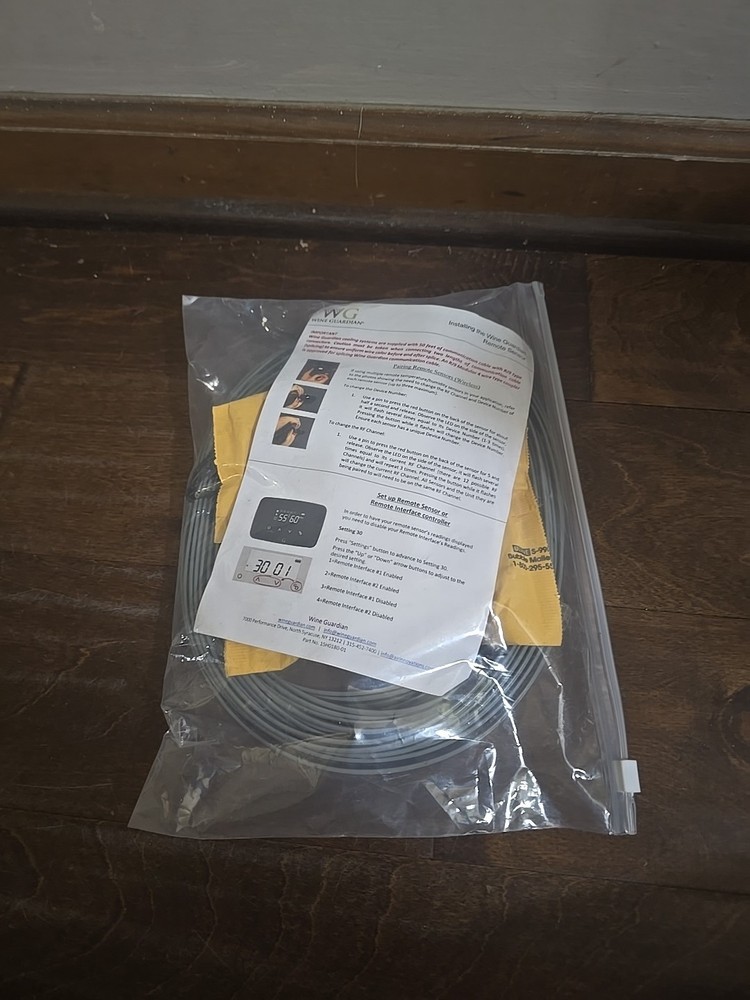 REMOTE SENSOR KIT FOR WINE GUARDIAN WINE CELLAR COOLING UNITS
