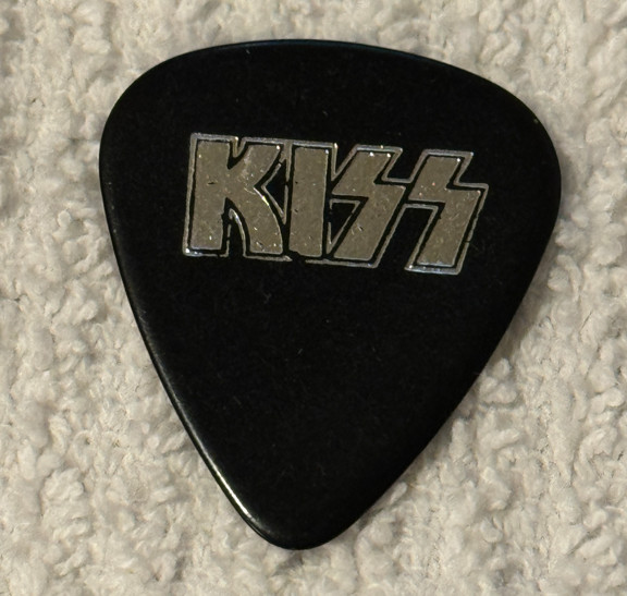 KISS Francis (RIP) Picked Me Vintage Guitar Pick 2003 World Domination Tour Tech