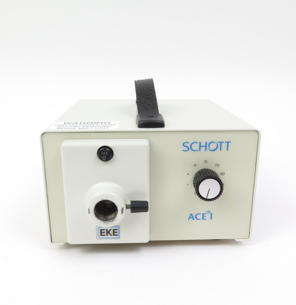 Schott ACE 1 Fiber Optic Illuminator 150W Halogen Microscope Light Source