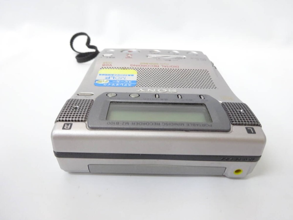 Sony MZ-B100 MiniDisc Recorder Record/Playback Comnfirmed Unit Only