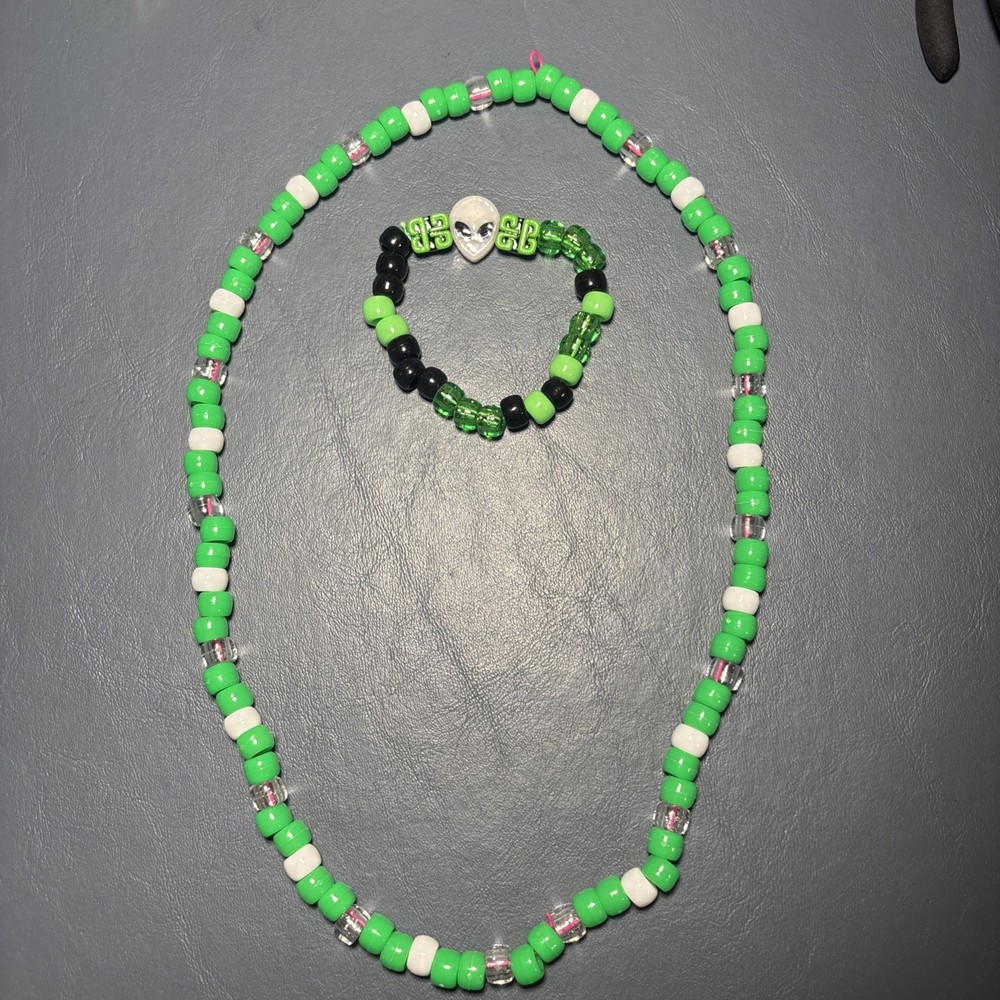 Kandi Necklace And Bracelet
