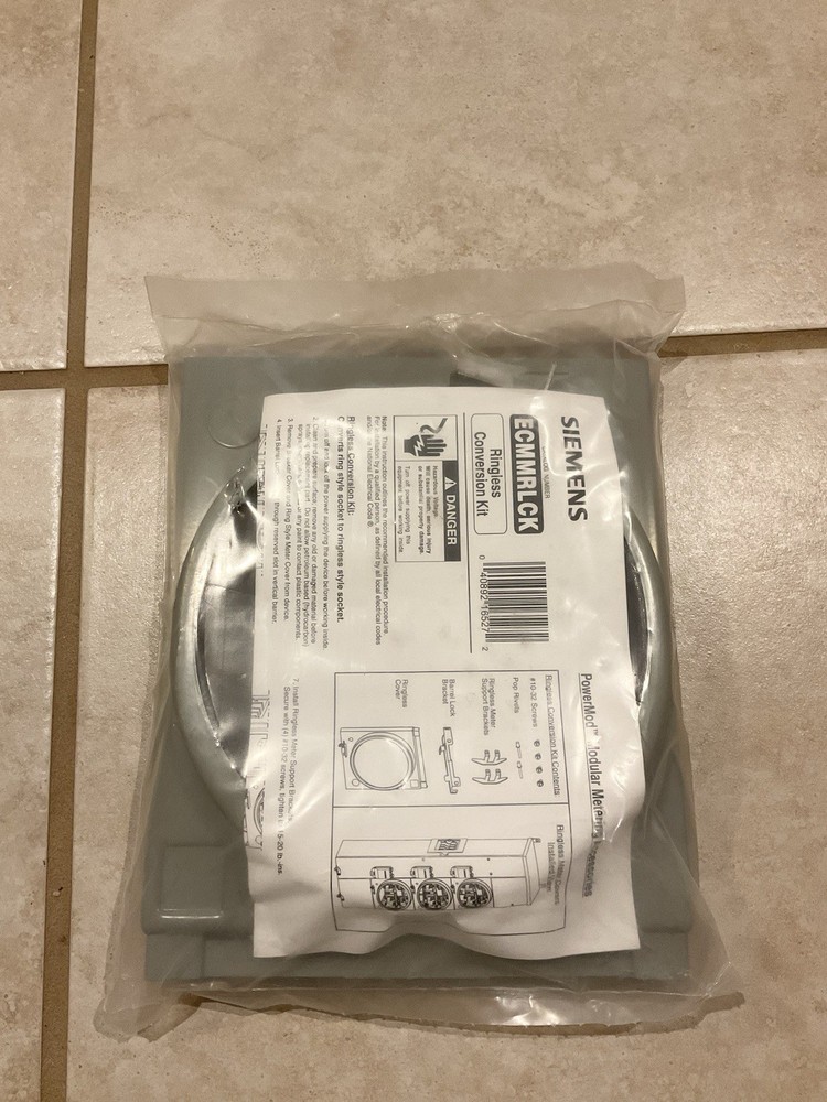 Siemens ECMMRLCK Ring Type To Ringless Socket Conversion Kit For Meter Base