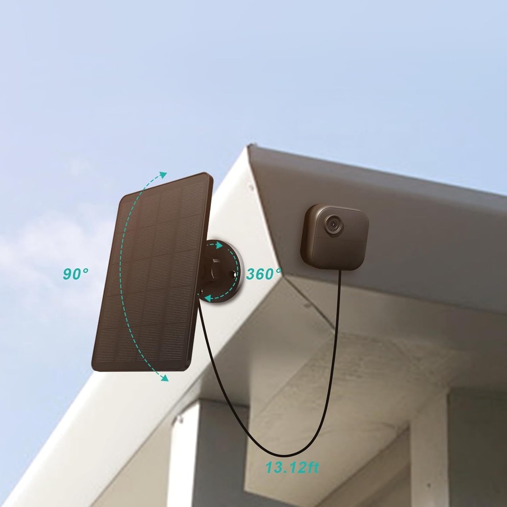 Solar Panel for Blink Camera, Solar Panel 4W Compatible with Blink for blink 4