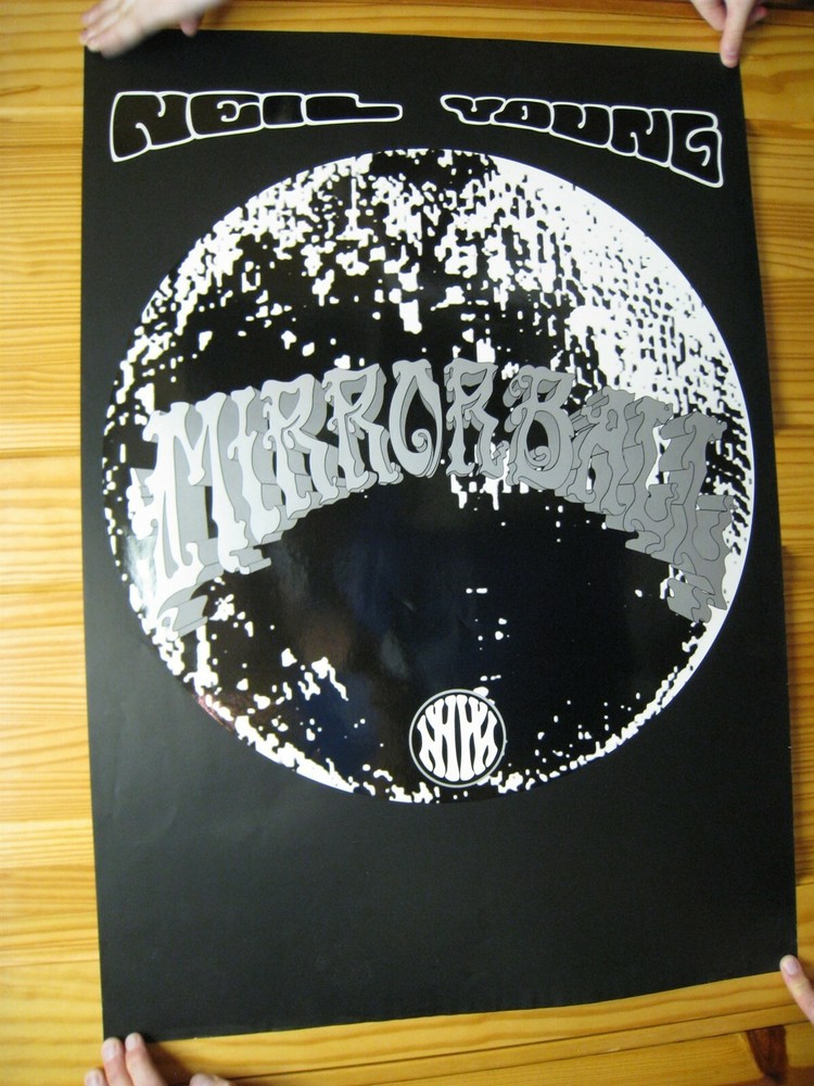 Neil Young Poster Mirror Ball