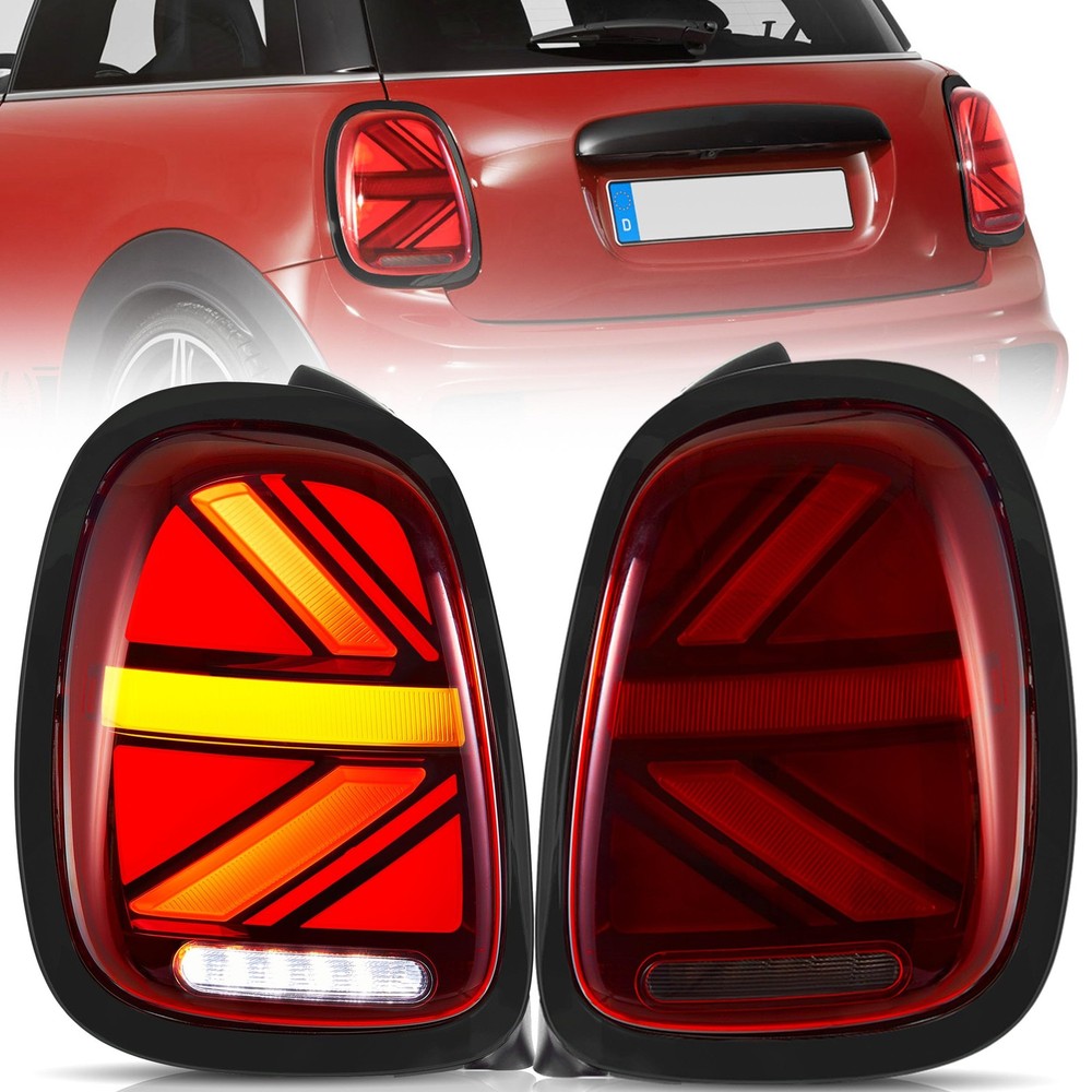 LED Tail Lights for Mini Cooper F55 F56 2014-2017 Sequential Dynamic Startup
