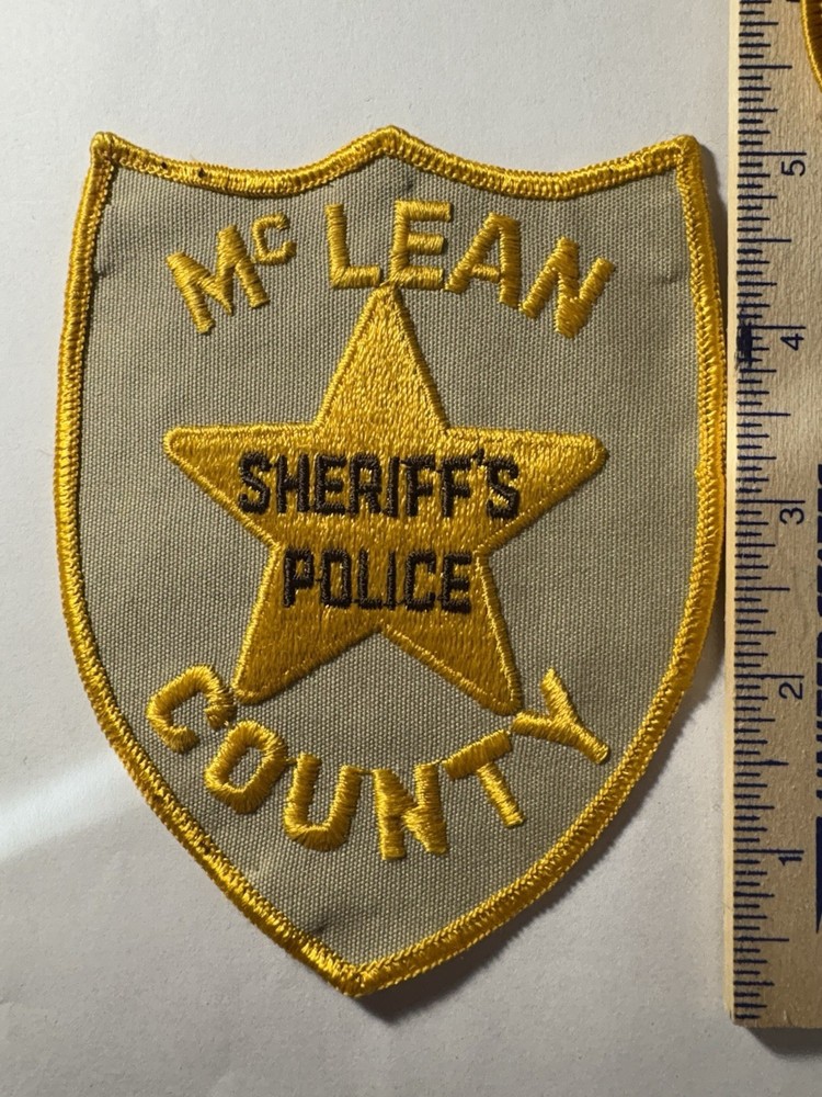 McLean County Illinois Sheriffs Police Patch