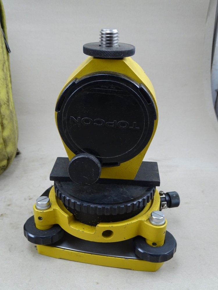Topcon Backside System w/ Adapter, Prism, Tribrach w/ Bag UNTESTED,
