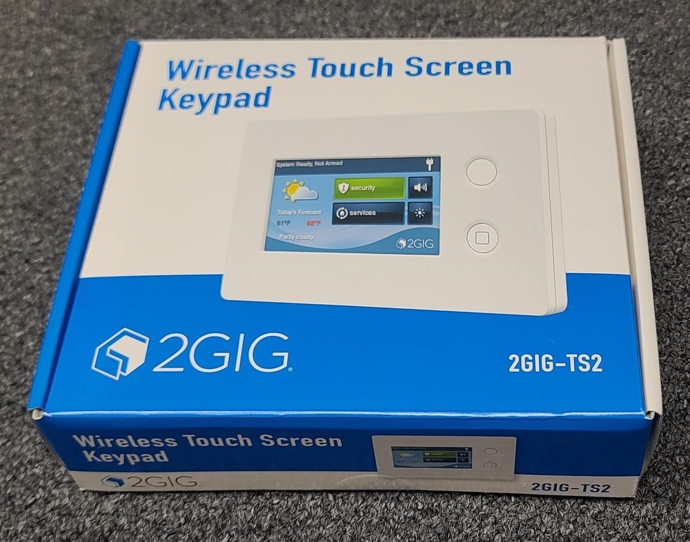 *BRAND NEW* 2GIG-TS2-E Wireless Touchscreen Keypad for GC2e Control Panels