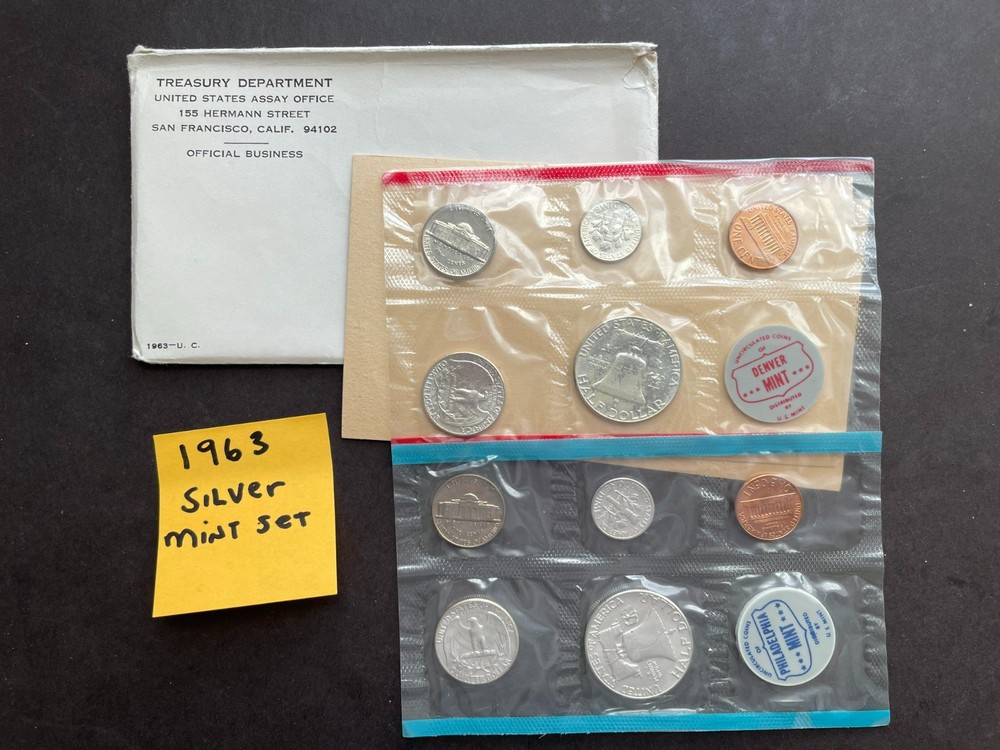 1963 US SILVER MINT SET