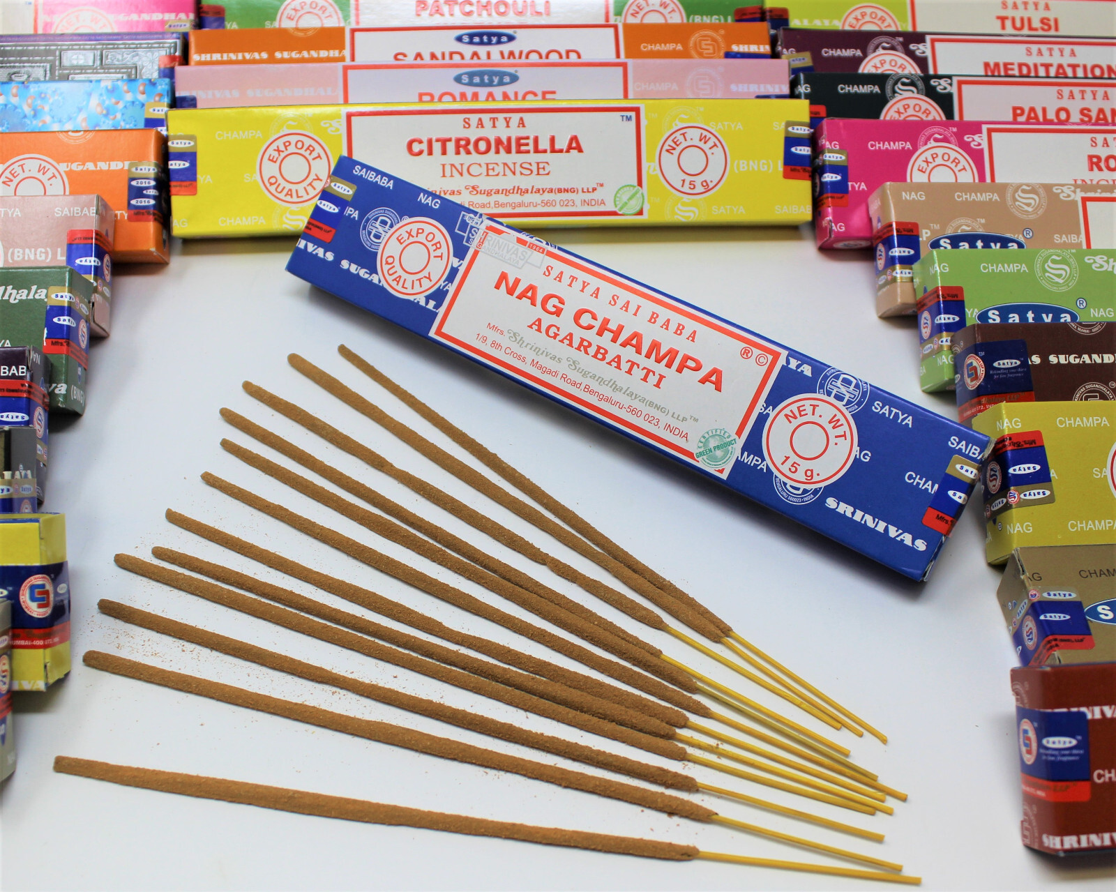 Satya Incense Sticks 15 gm: Mix & Match BUY 5 GET 5 FREE! (All 10 in Cart)