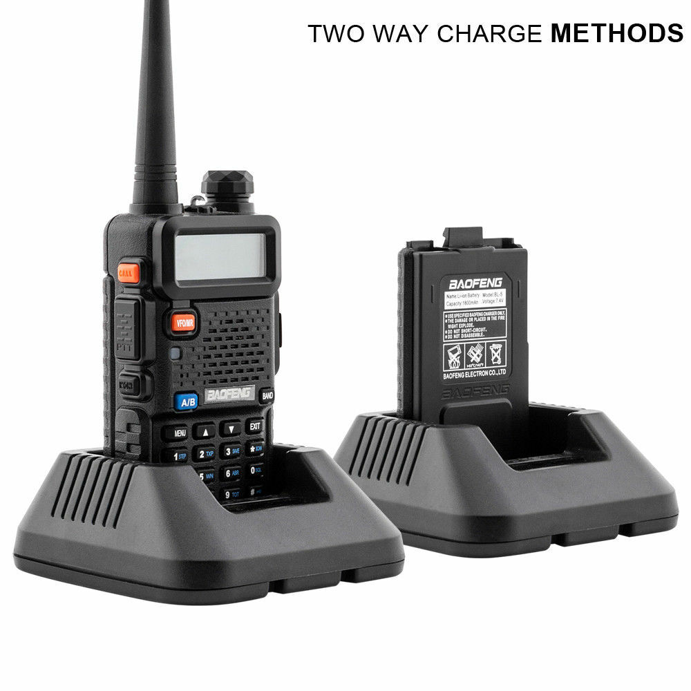 Baofeng UV-5R Upgraded Legal Version Dual Band Walkie Talkies Two Way Radio US