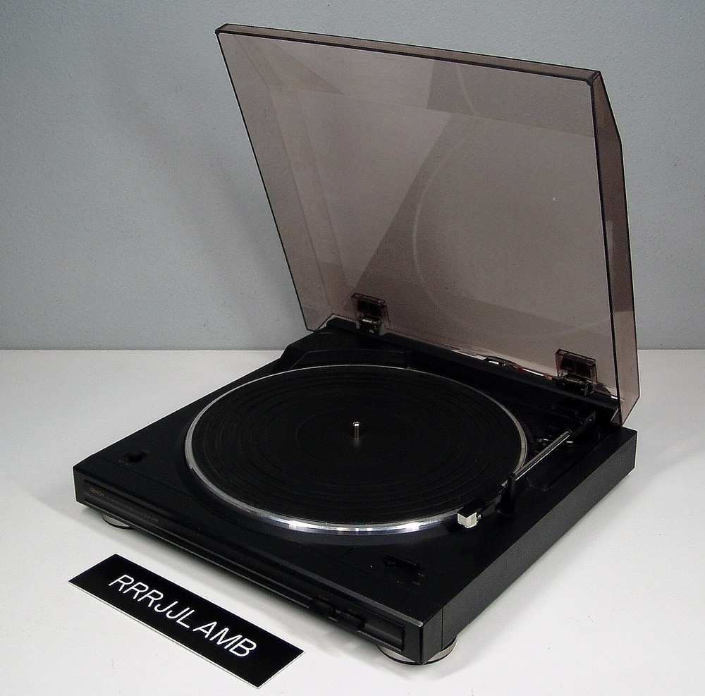 Denon DP-29F Automatic TURNTABLE Vinyl Record Player Tested & Working SEE VIDEO
