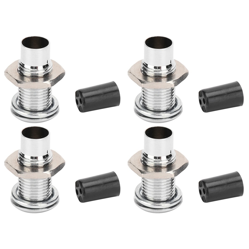 20Pcs LED Holder Bezel Mount Light‑Emitting Diode Flat Metal Brass Base 5mm