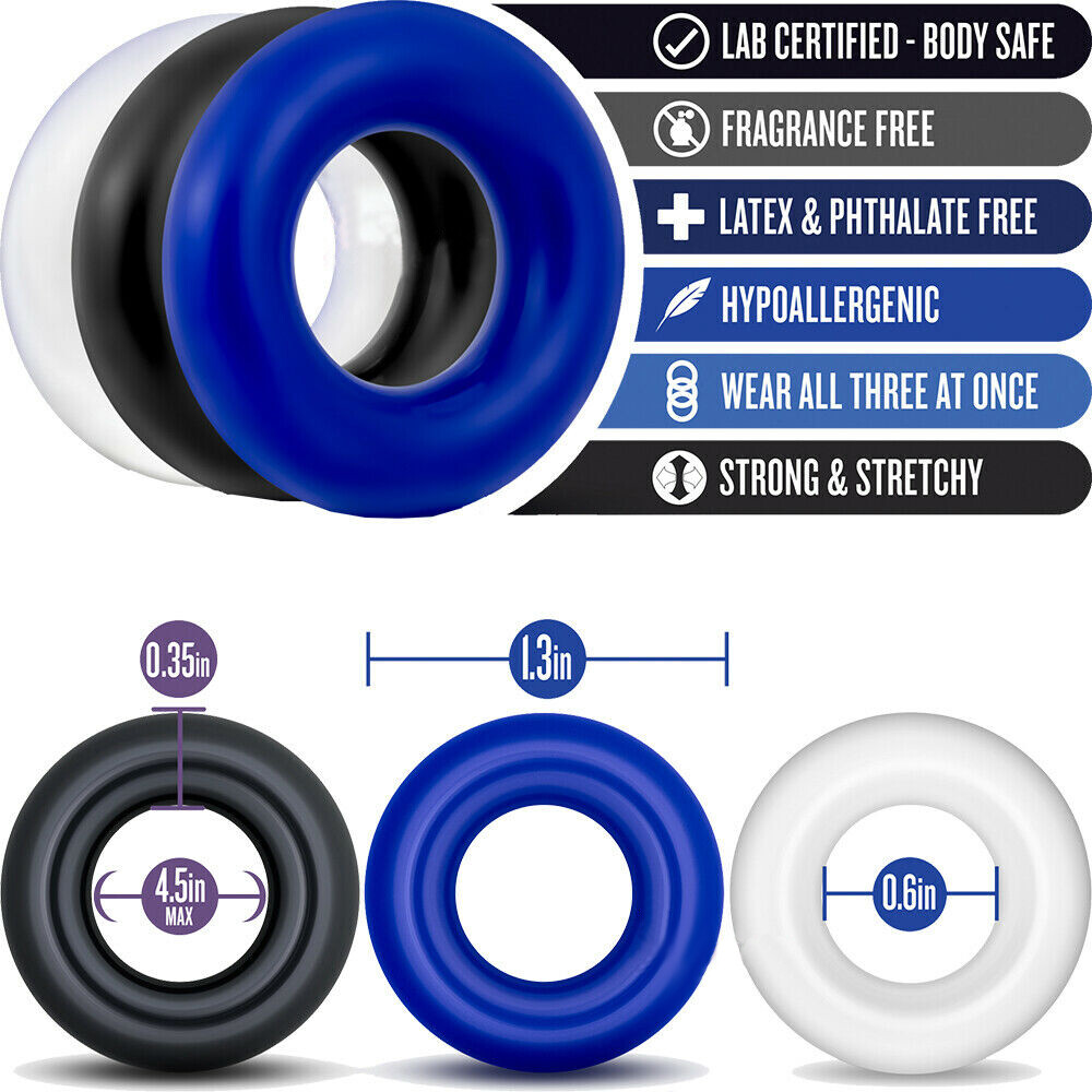 Penis Extender Enlarger Sleeve Ring-for Men Reusable Condoms Delay Ejaculation