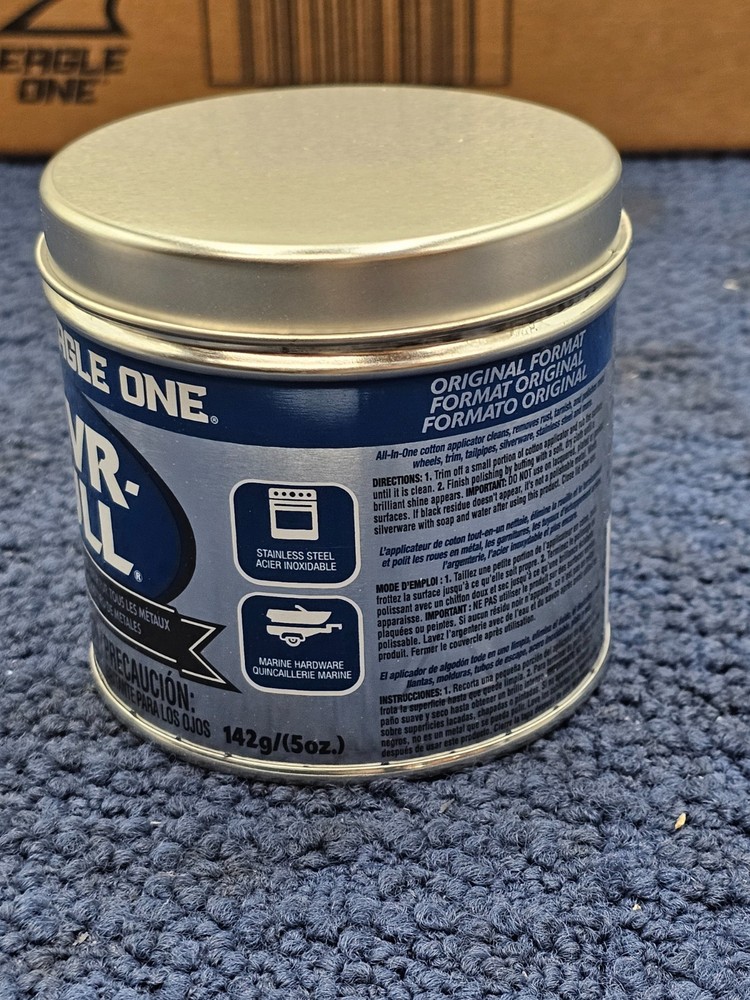 (QTY 6) Eagle One E11035605: NEVR-DULL 5oz Wadding Metal Polish E304442500