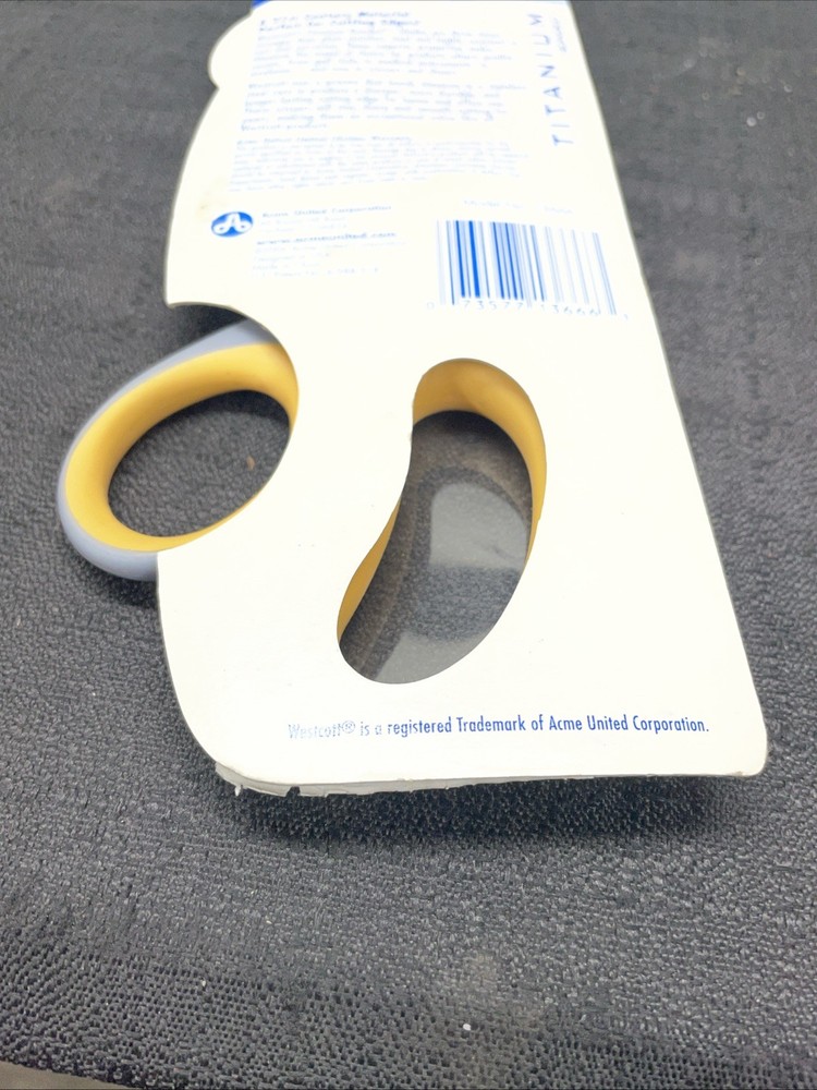 Westcott Titanium Bonded Scissors 8" Bent 13666