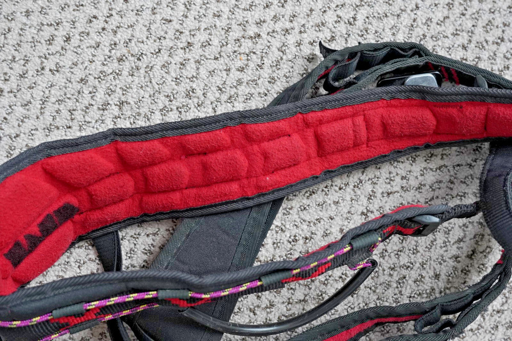 Black Diamond "X" Climbing Harness-Black- Medium size