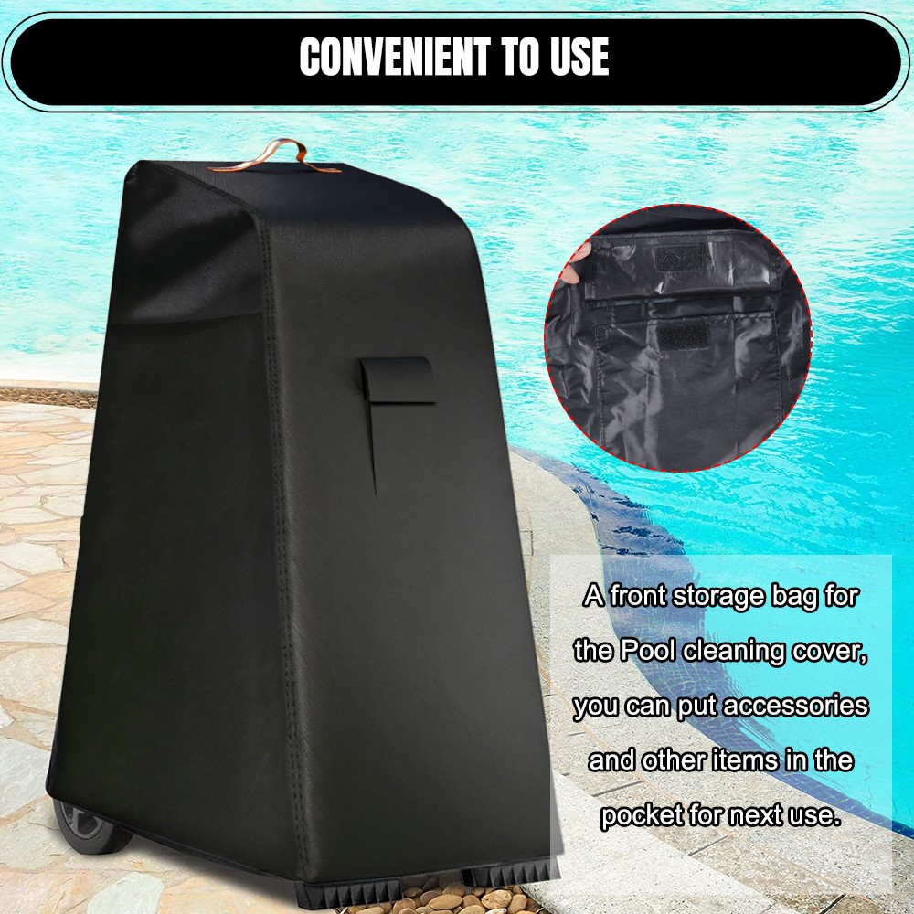 Robotic Pool Cleaner Caddy Cover Vacuum Protector Waterproof Windproof Sunproof