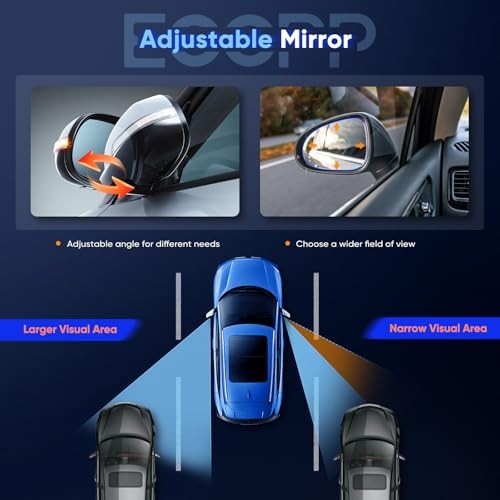 ECCPP Exterior Mirror Folding Manual for Ford E150 E250 E350 E450 E550 Econoline