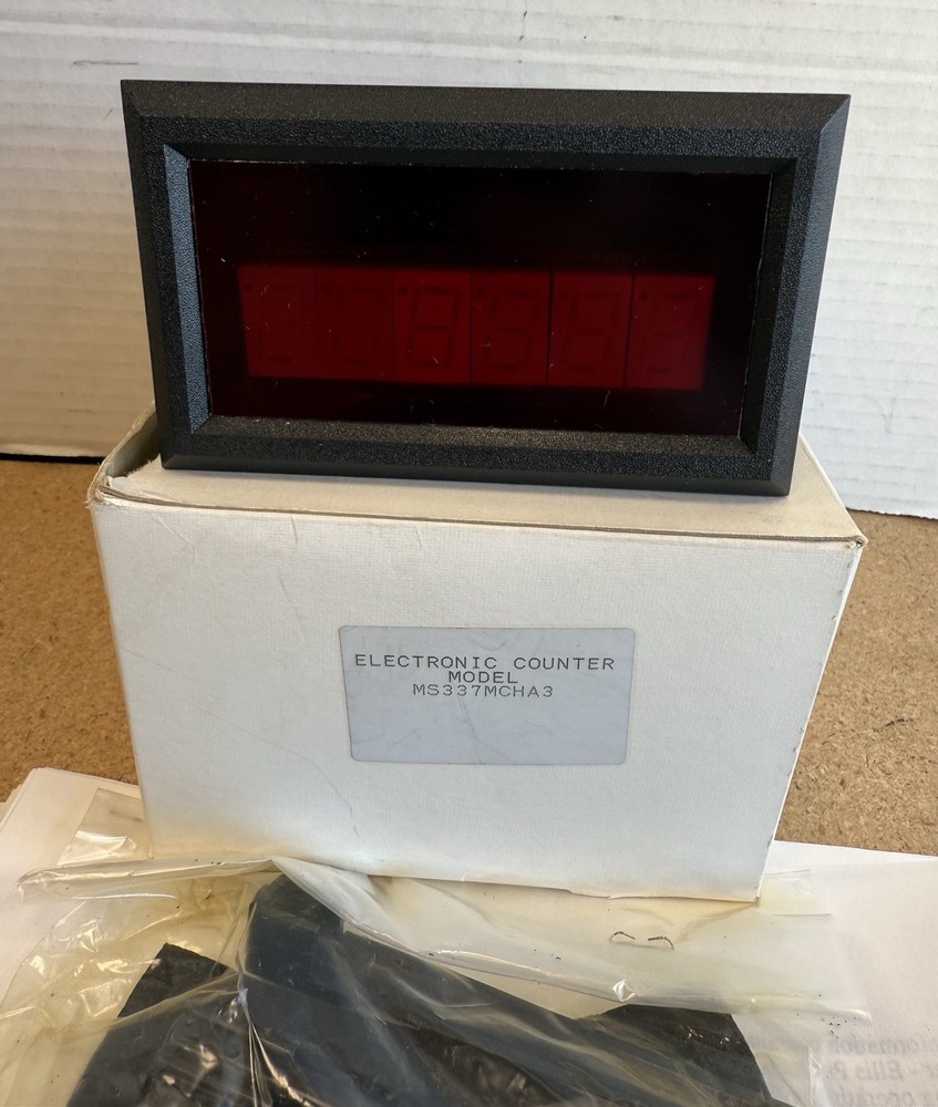 NOS Minitrol Electronic Counter Model 337MCHA3
