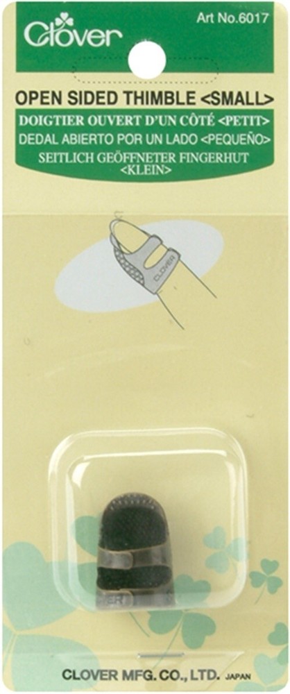Clover 6017 Metal Open-Sided Thimble-Small