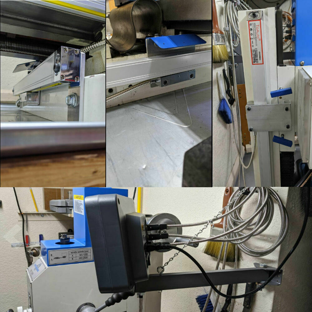 2/3/4/5Axis Digital Readout DRO TTL 5um Glass Linear Scale Encoder CNC Mill Lath