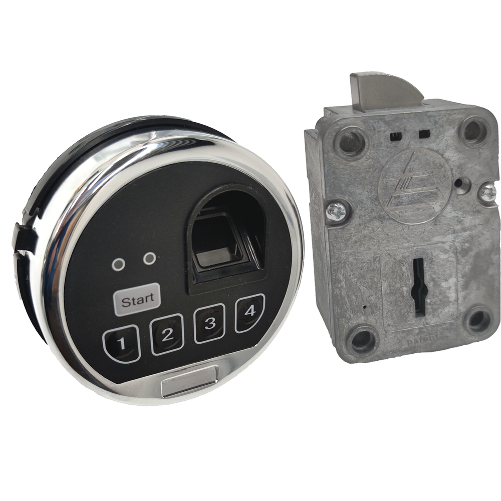 Fingerprint Safe Electronic Lock Biometric LED Touch Swingbolt Lock Replacement