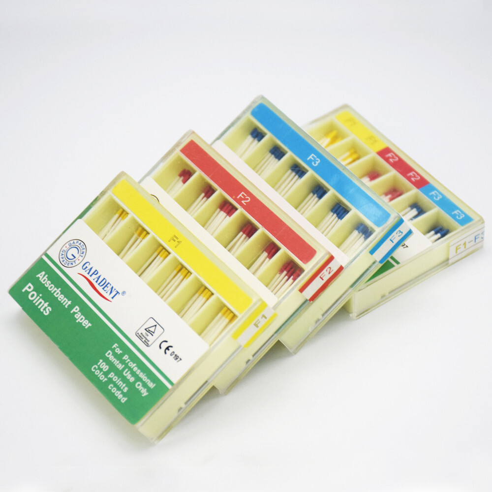 Dental Absorbent Paper Points Taper Coded Endodontic Root Canal Obturating Point